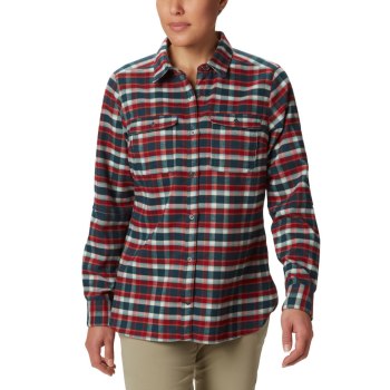 Columbia Overhemd Dames, Bryce Canyon Stretch Flannel Blauw, 58HKTOSJD